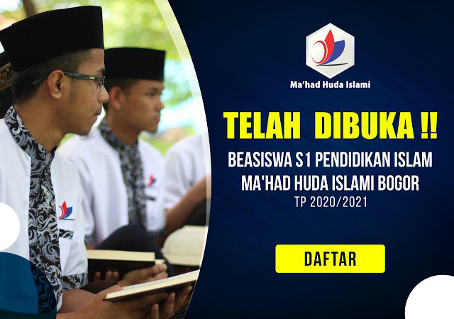 Beasiswa S1 Pendidikan Islam Yayasan Islam Al Huda Bogor